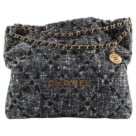 chanel 22 bag tweed|Chanel tweed bag 2020.